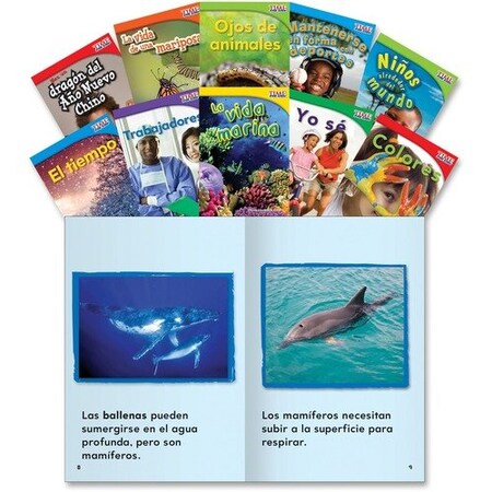 Shell Education Teacher Created Materials Informational Text Set 2, Spanish, Grade 1, 10PK SHL16098